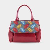 That Girl's Beautiful Herbarium Burgundy Handbag