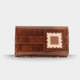 Flower Box / Brown Handbag