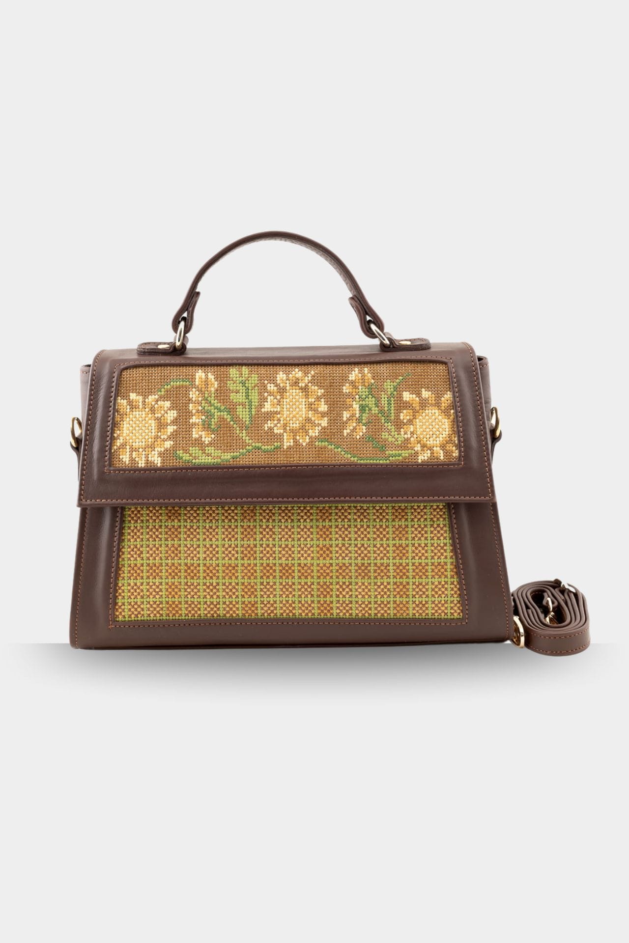 Flowers On The Fence Handbag