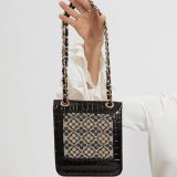 Chess And Flowers Handbag